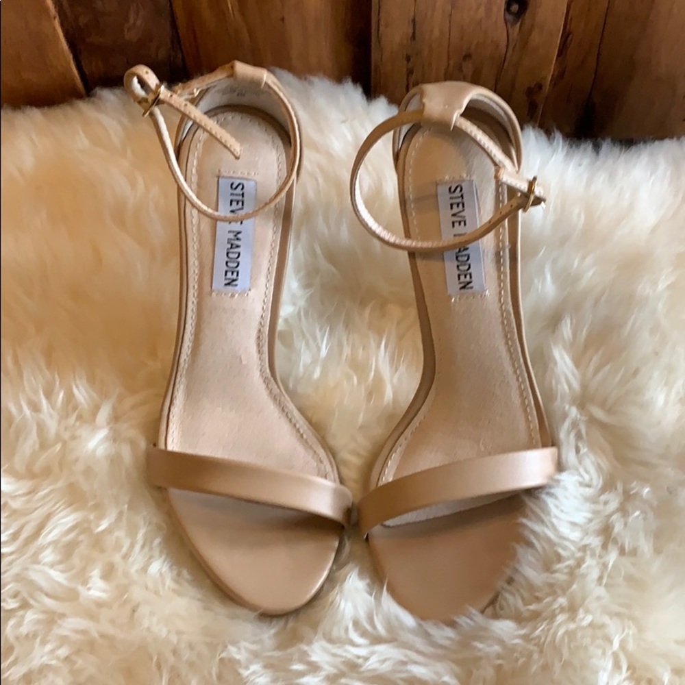 Steve Madden Nude Heels.
